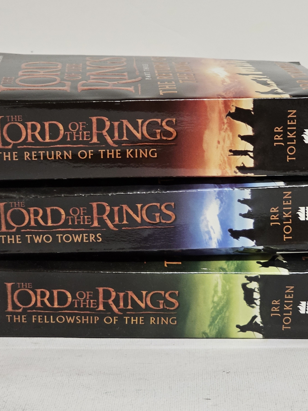 Lord of the Rings Trilogy Paperback Set Tolkien 3 Books Fellowship - Picture 3 of 6